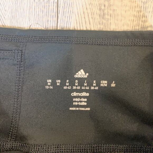 Adidas Legging Womens M Medium Climalite Arizona State Sun Devils Fitted Crop - Picture 6 of 14